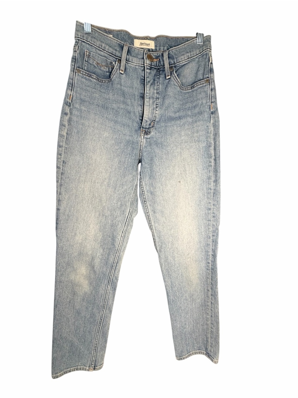 Revtown High Rise Straight Light Blue Womens Jeans Sz 28